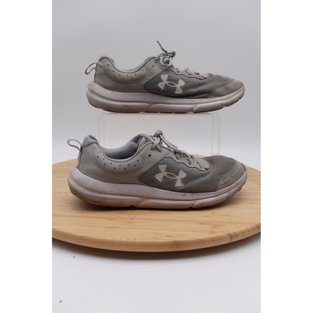 Under Armour Shoes Mens Size 10 44 Gray Mesh Charged Running Sneakers Athletic